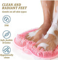 Wall Stick Silicone Bathroom Scrubber