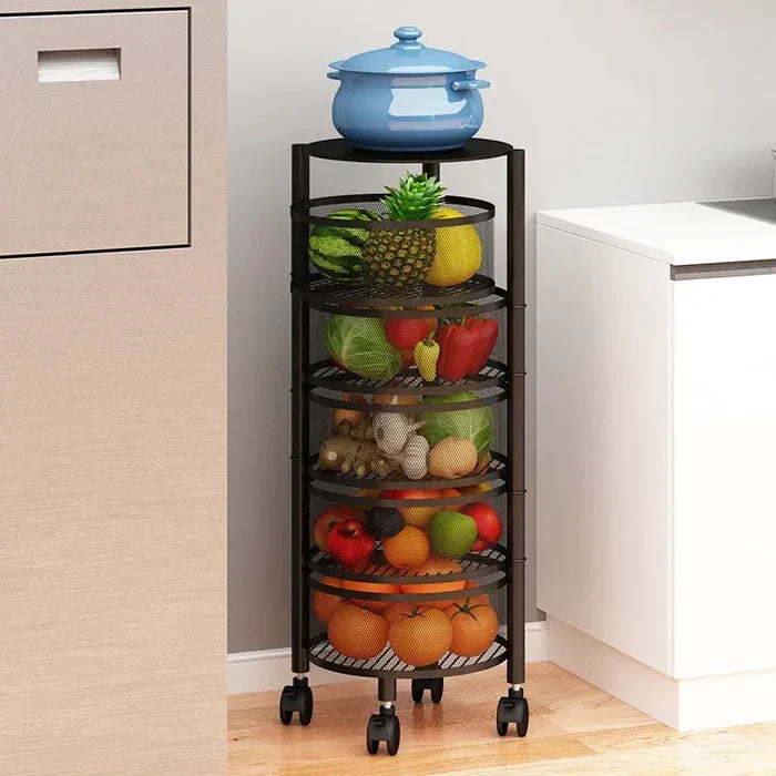 Premium Round Metal Trolley - alternate view 4