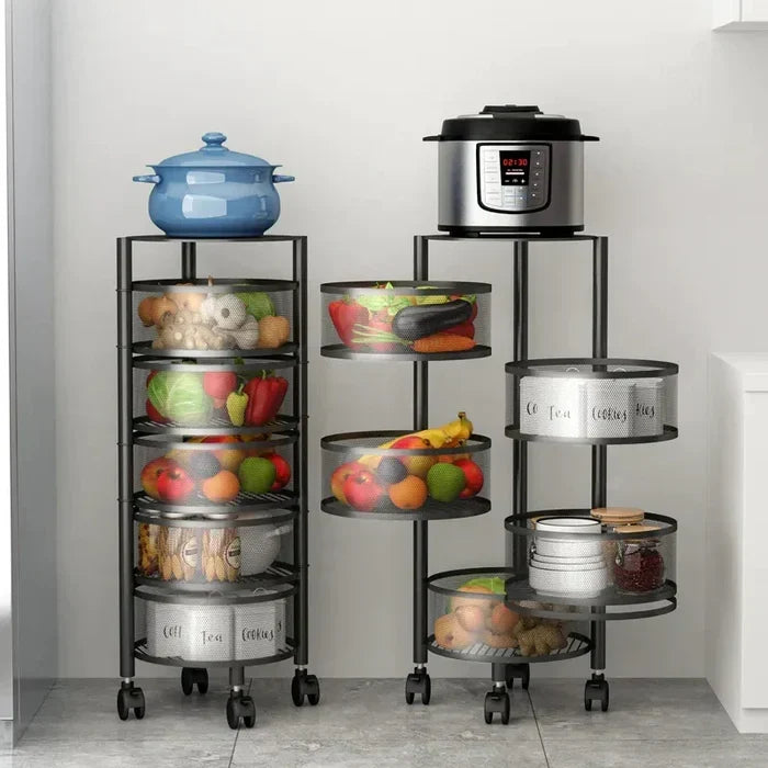 Premium Round Metal Trolley - alternate view 3