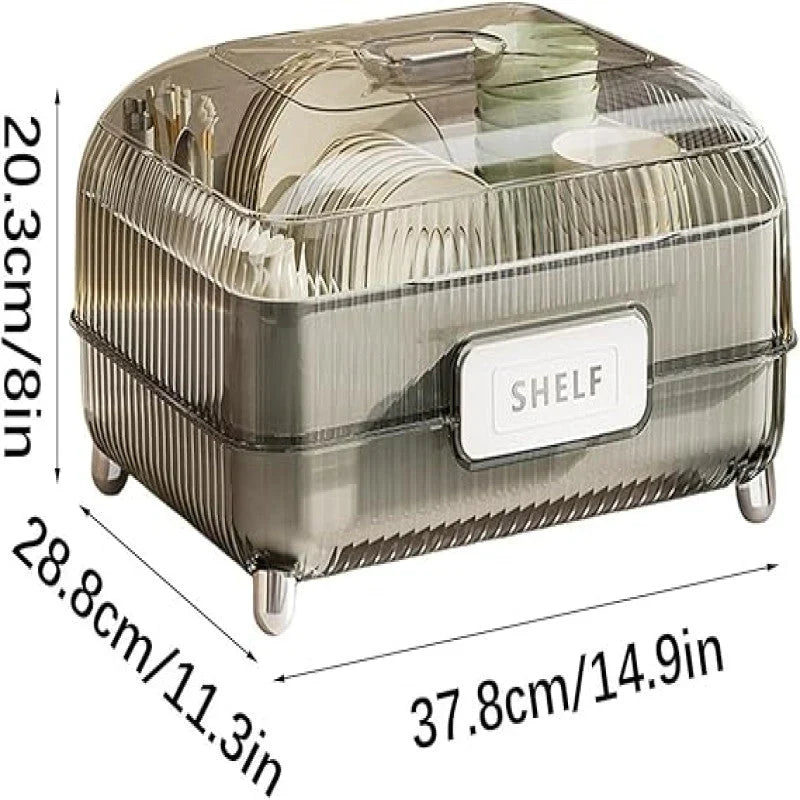 Transparent Cutlery Rack for Counter - alternate view 2