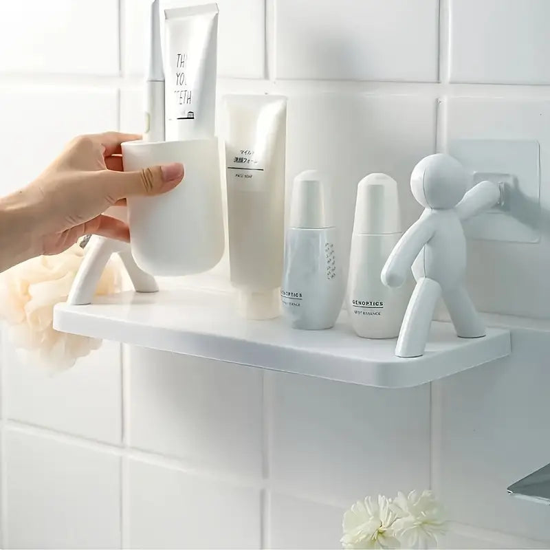 Modern Humanoid Plastic Wall-Mounted Storage Shelf - alternate view 7