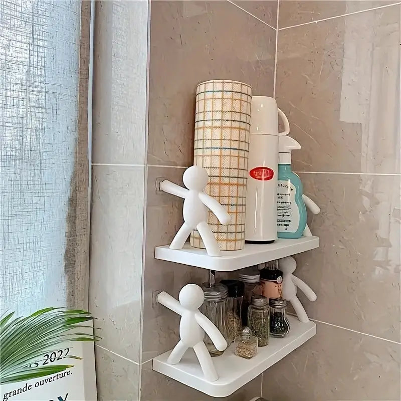 Modern Humanoid Plastic Wall-Mounted Storage Shelf - alternate view 6