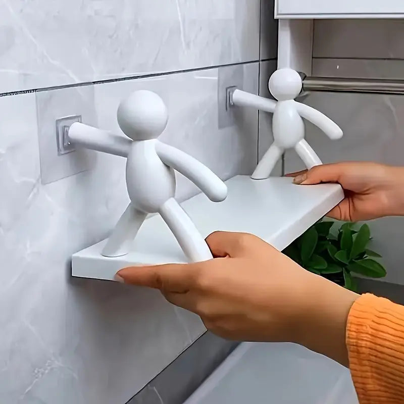 Modern Humanoid Plastic Wall-Mounted Storage Shelf - alternate view 8