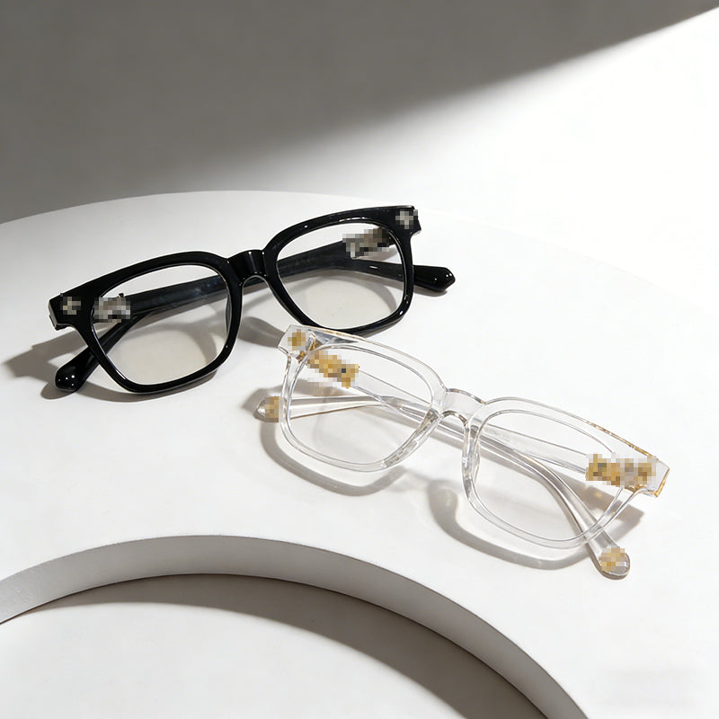 Unisex Rectangle Anti‑Blue Light Glasses Frame