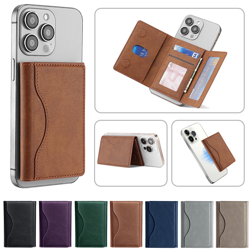 Trifold Magnetic Wallet ( Slim + RFID Blocking )