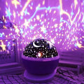Rotating Star & Moon Galaxy Night Light Projector - alternate view 3
