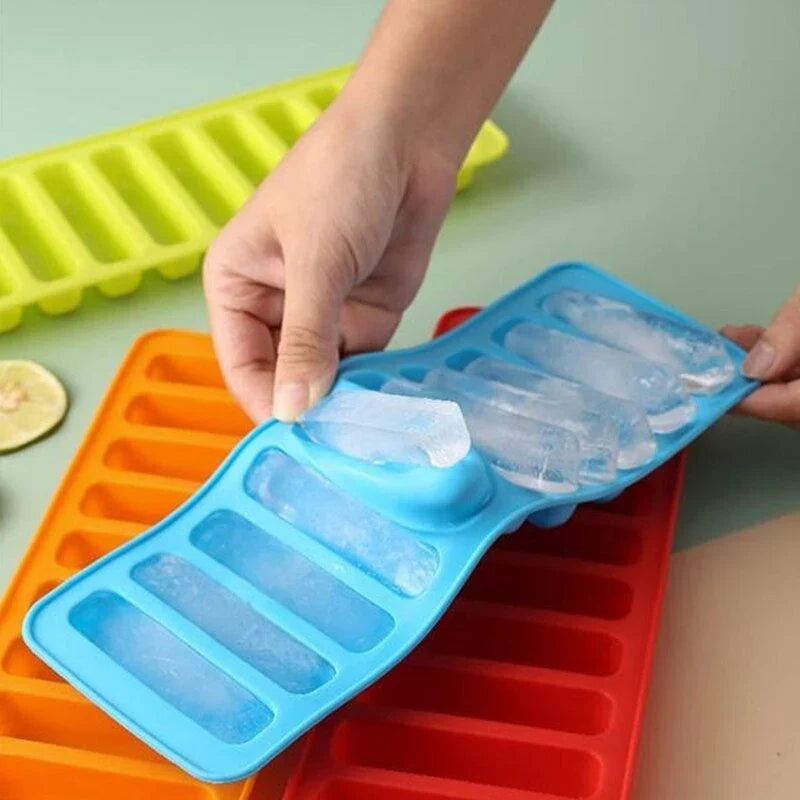 10 Grids Silicone Ice Cube Tray