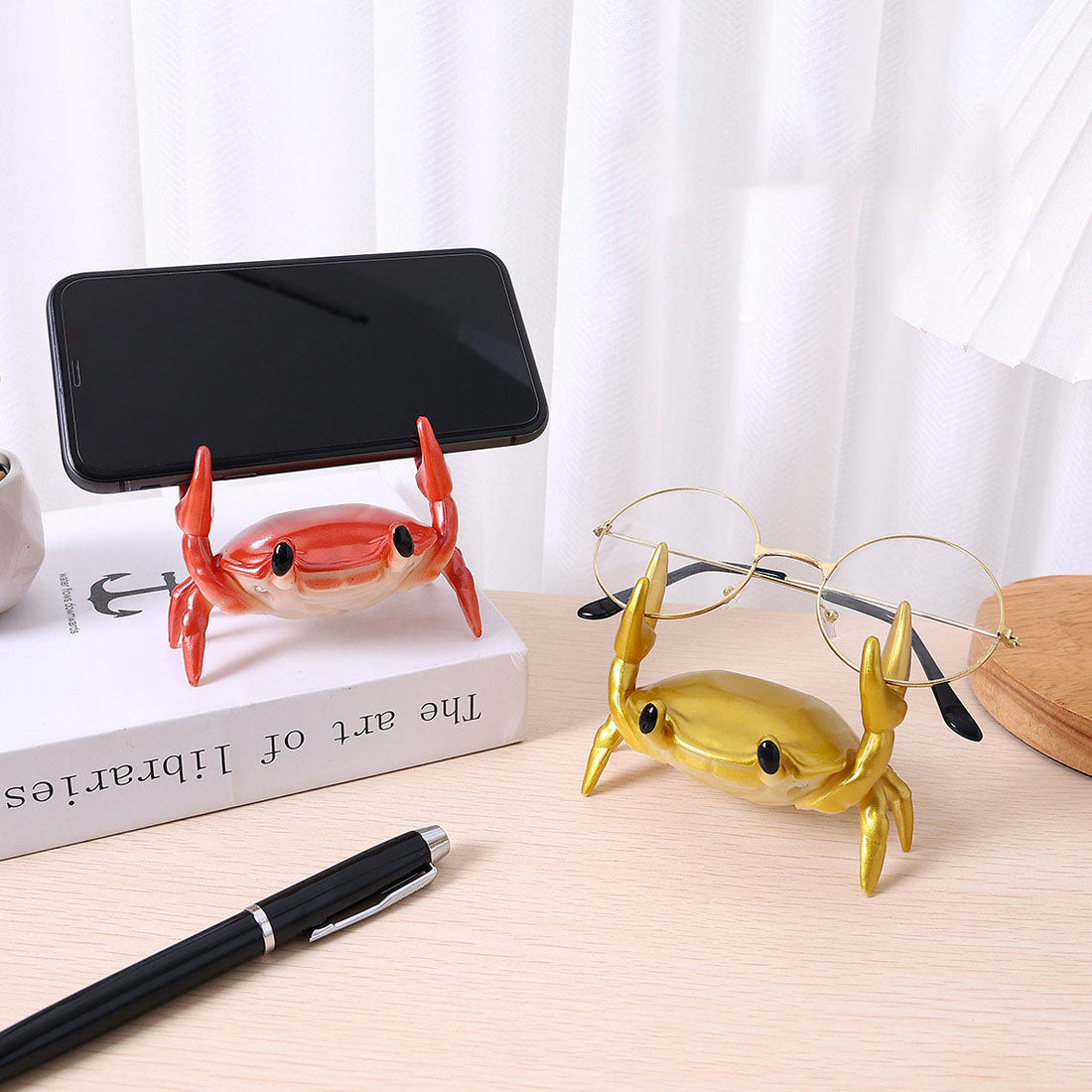🦀 Cute crab-shaped pen holder