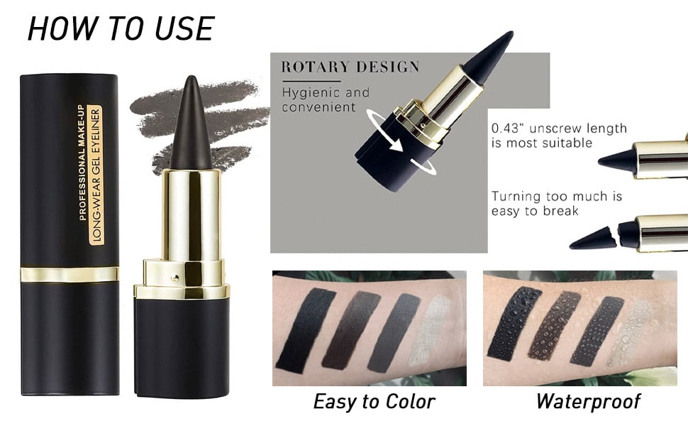 Natural Eyeliner - Quick Drying Formula Eye Liner