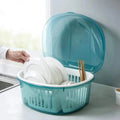 Kitchen Dish Rack With Lid