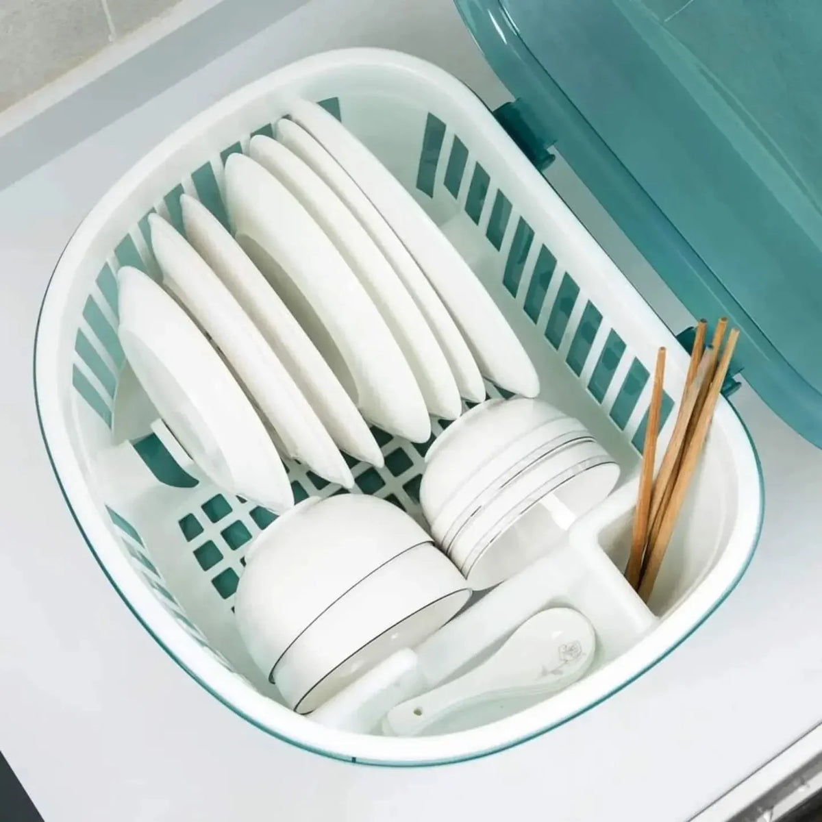 Kitchen Dish Rack With Lid - alternate view 6