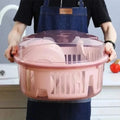 Kitchen Dish Rack With Lid - alternate view 2