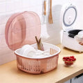 Kitchen Dish Rack With Lid - alternate view 3