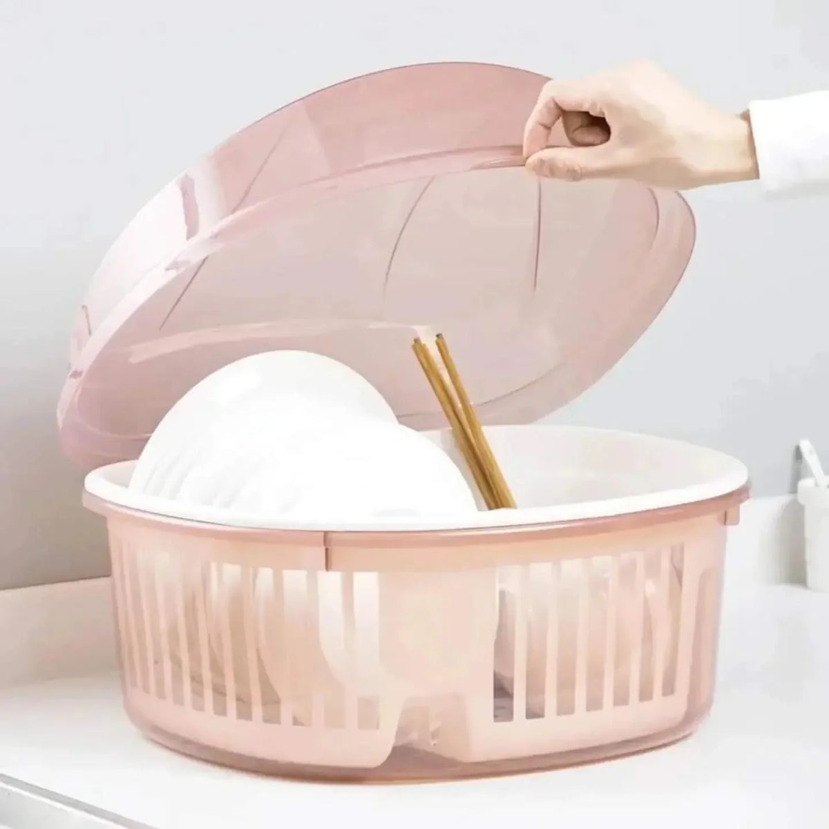 Kitchen Dish Rack With Lid - alternate view 5