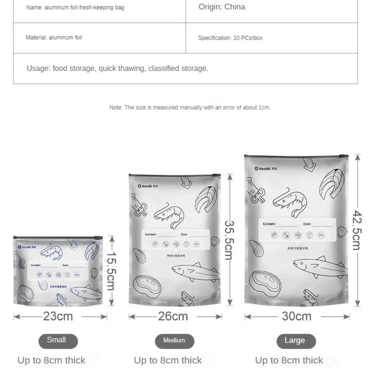 Aluminium Foil Sealed Preservation Bags - alternate view 6