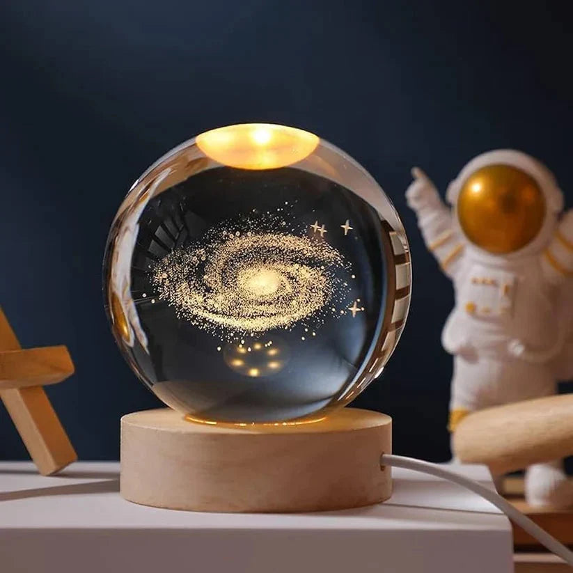 3D Solar System Crystal Ball Light - alternate view 4