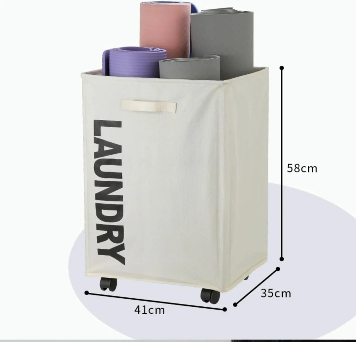 Laundry Basket with Wheels - alternate view 8