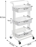 3 Tier Kitchen Trolley Rack (Plastic) - alternate view 5