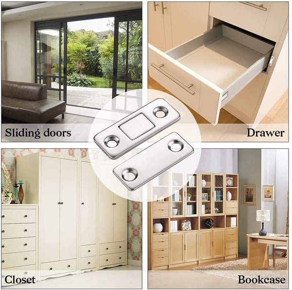 Ultra-Thin, Invisible Cabinet Door Magnets