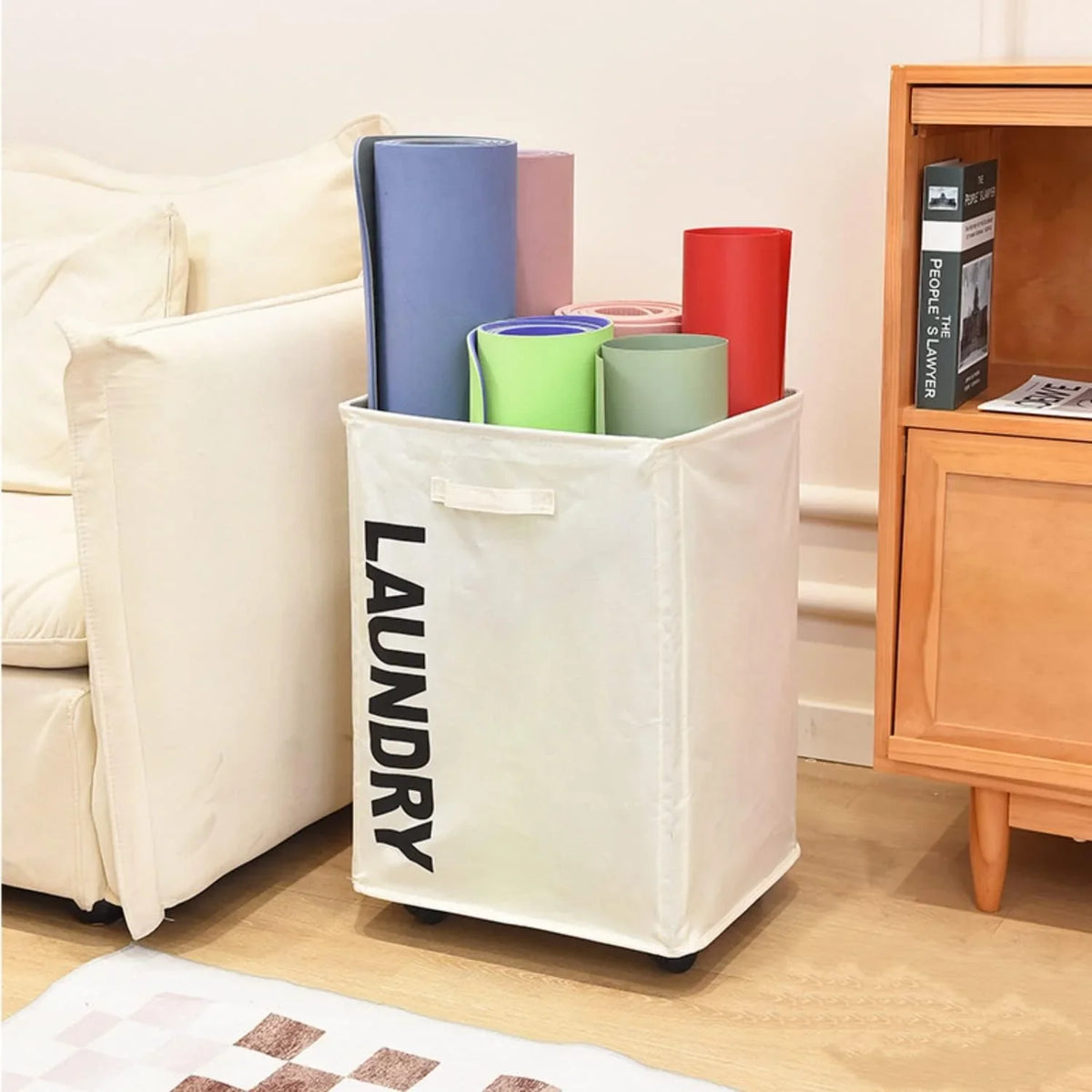 Laundry Basket with Wheels - alternate view 5