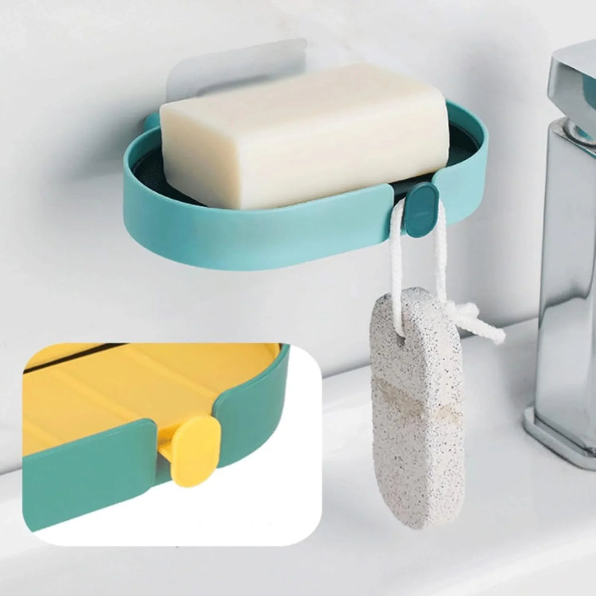 Wall-Mounted Double Drain Soap Tray - alternate view 4
