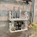 Modern Humanoid Plastic Wall-Mounted Storage Shelf - alternate view 2