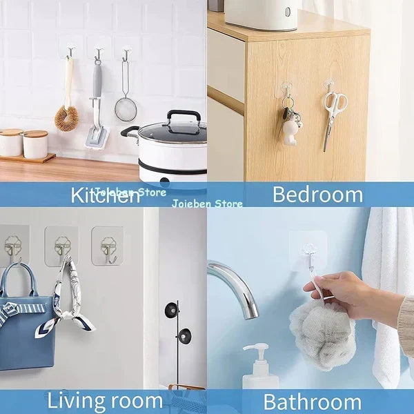 5 Pcs Wall Mounted Self Adhesive Hooks - alternate view 6