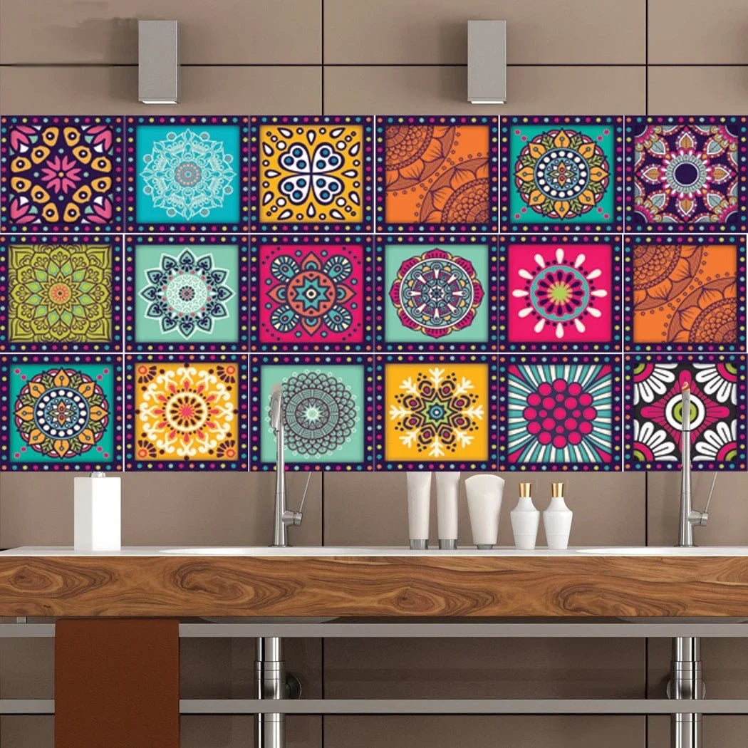6 Pcs Tile Stickers