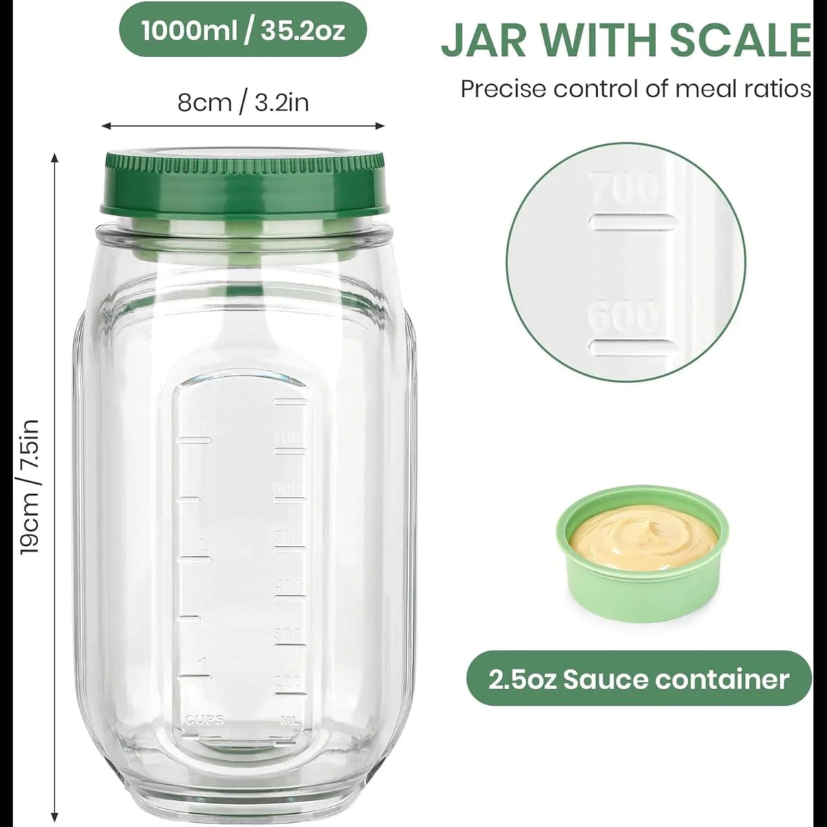 Fresh Vault Luxe Salad Jar - alternate view 7