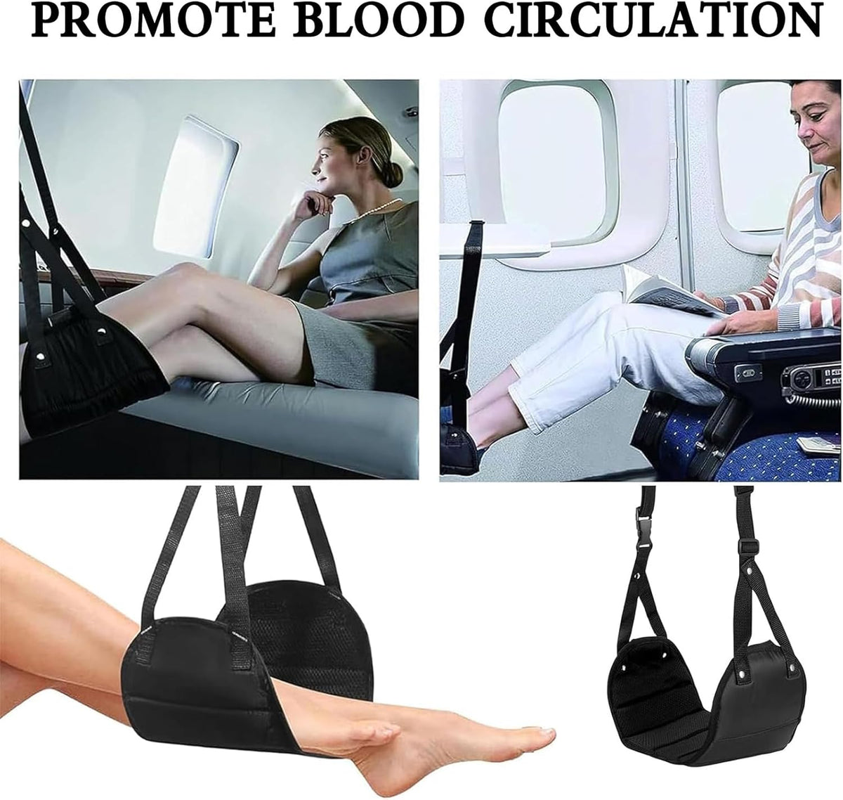 Portable Foot Rest Sling for Travel