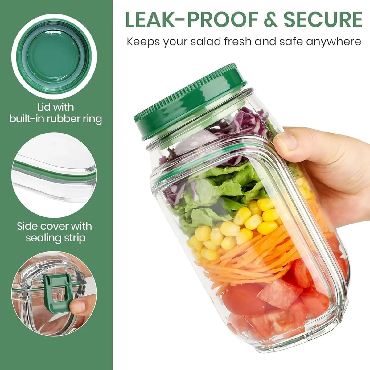 Fresh Vault Luxe Salad Jar - alternate view 4