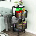 Premium Round Metal Trolley - alternate view 5
