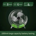 USB Desk Fan With LED Light - alternate view 5