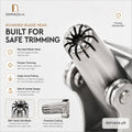 Vintage Style Manual Mechanical Nose Hair Trimmer - alternate view 2