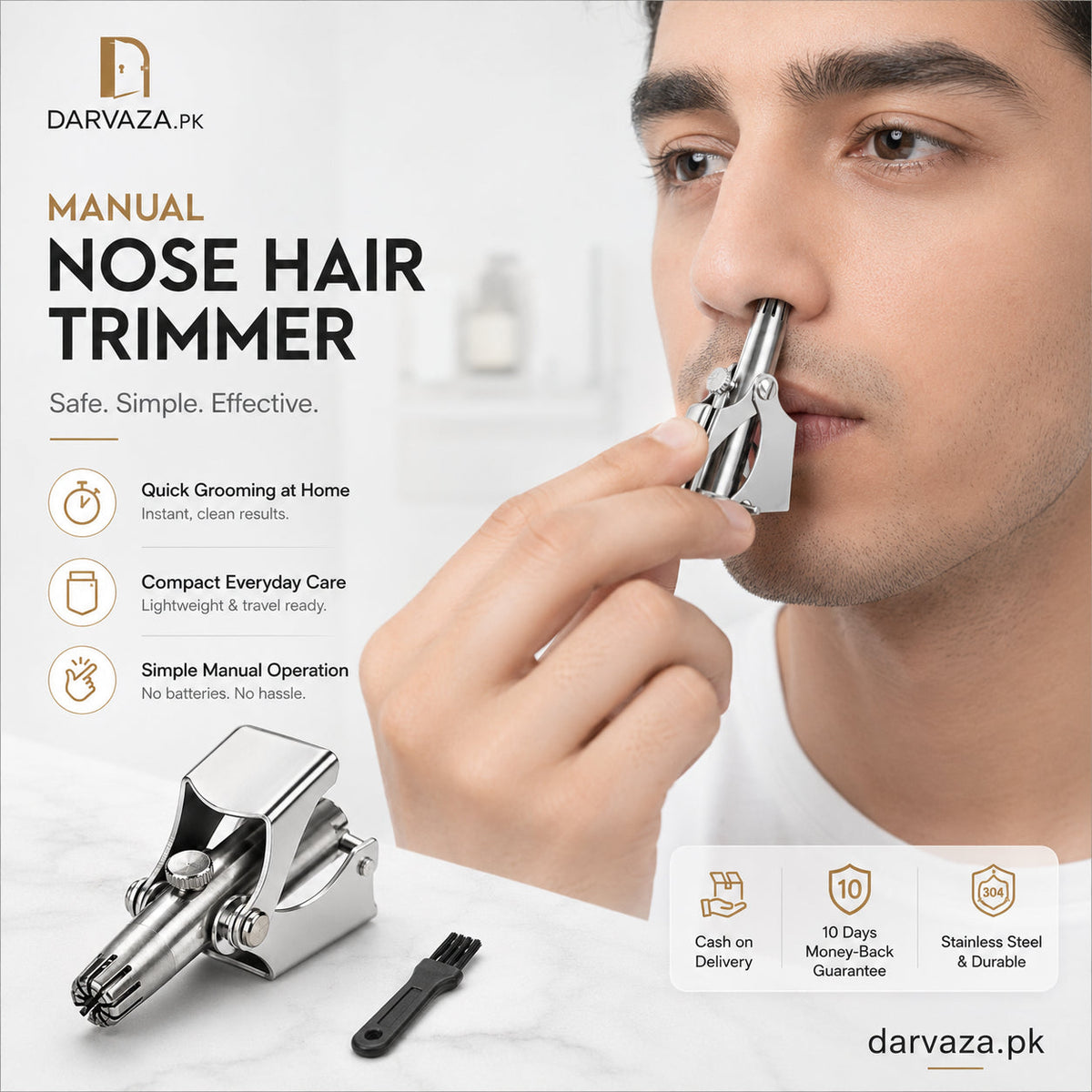Manual Nose Hair Trimmer