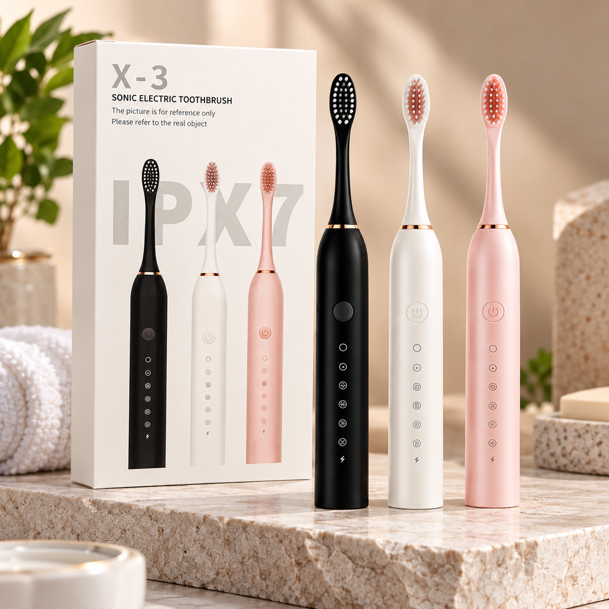 X-3 Rechargeable Sonic Toothbrush - alternate view 5