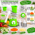 Manual Rotary Vegetable Slicer, Grater & Shredder - alternate view 2
