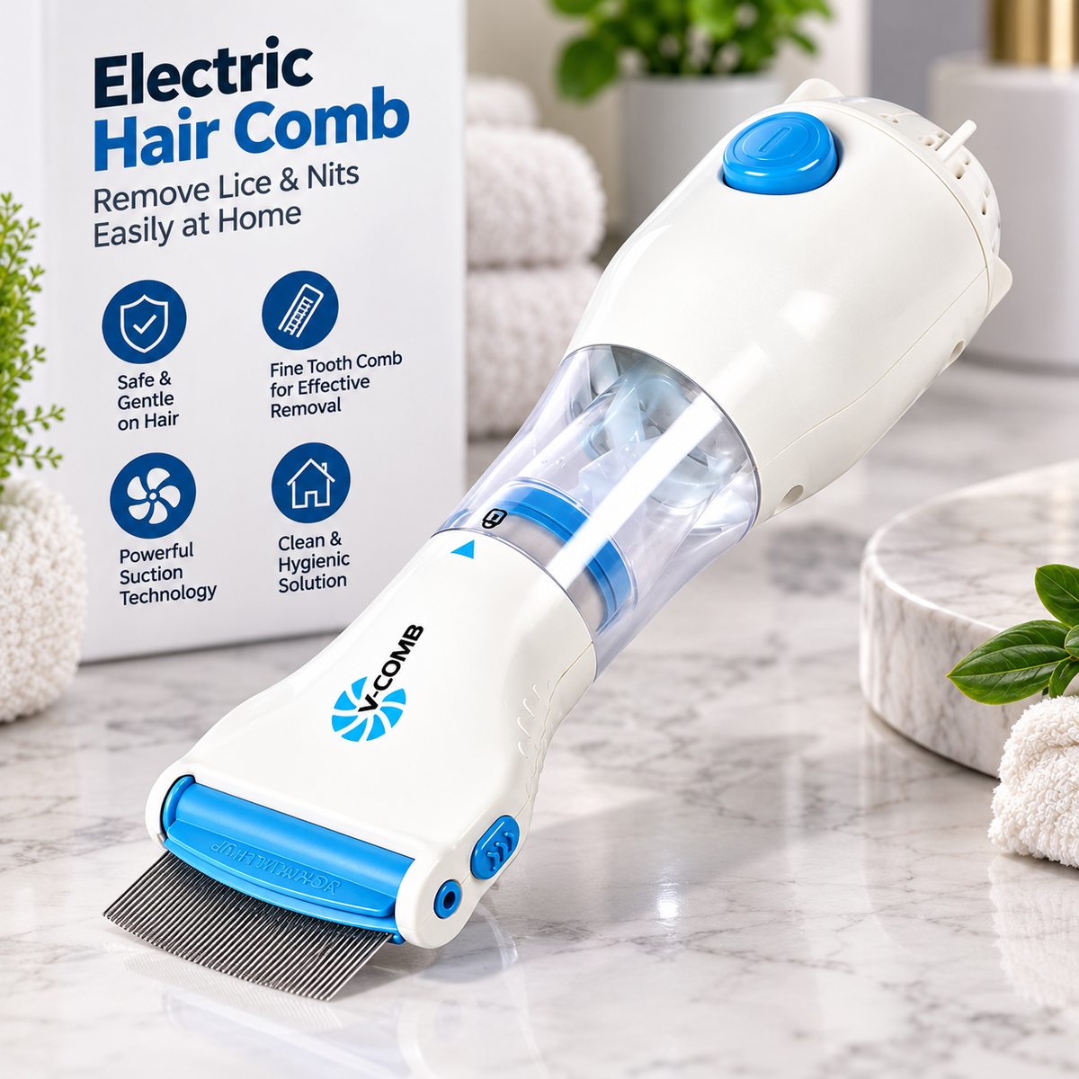 Electric Lice & Nit Removal Comb - alternate view 4