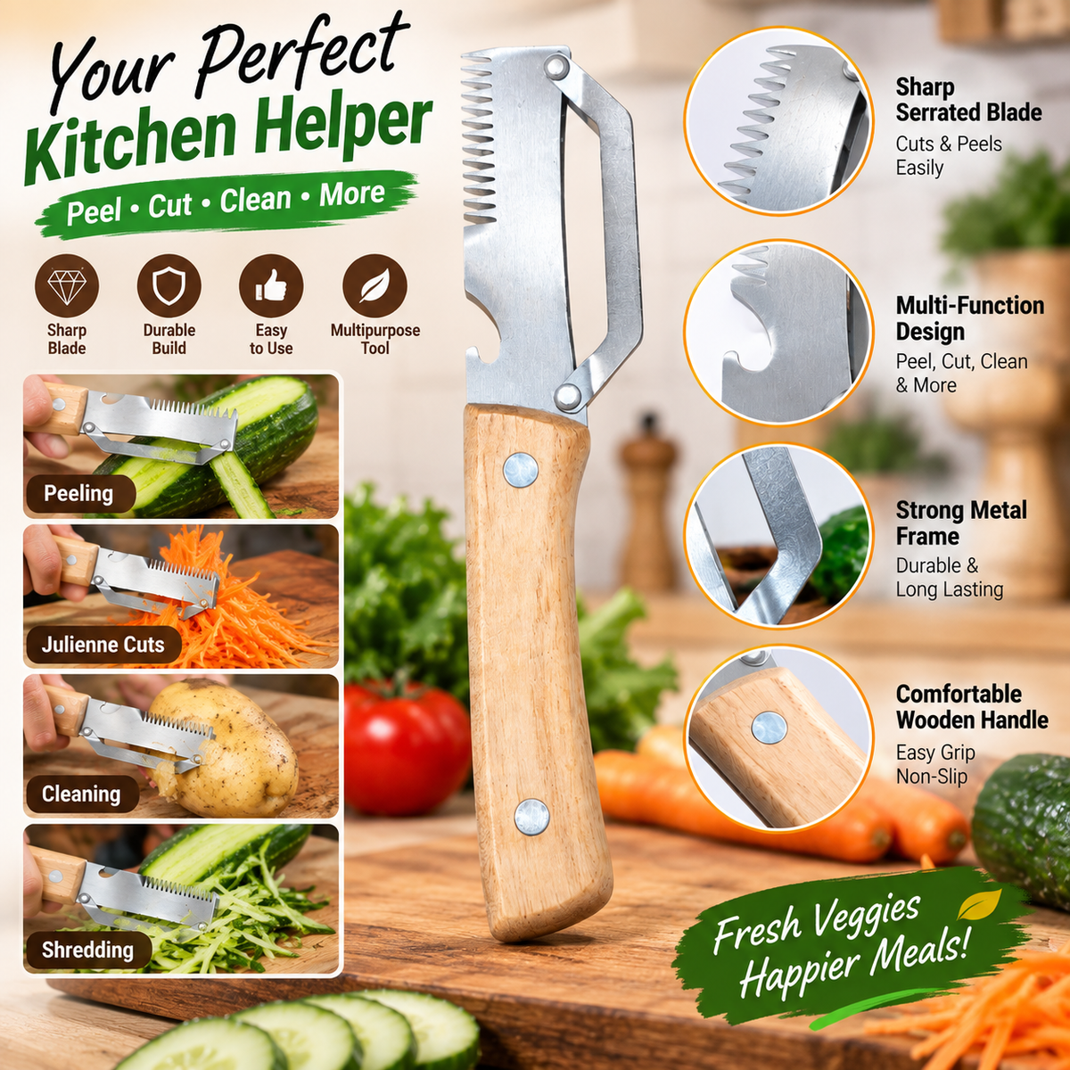 Multi-Function Vegetable Peeler - alternate view 2