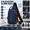 Compact Sling Bag with Secure Zippered Design