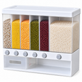 6-Compartment Grain Storage Dispenser