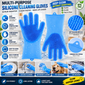 Silicone Dishwashing & Cleaning Gloves - alternate view 2