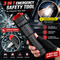 Emergency Safety Tool (Window Breaker, Seatbelt Cutter, LED)