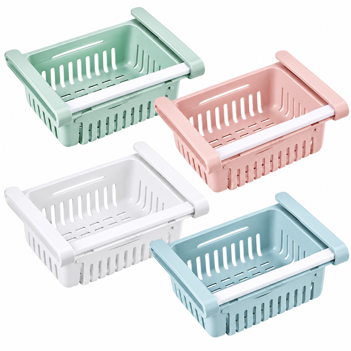 Adjustable Refrigerator Storage Basket