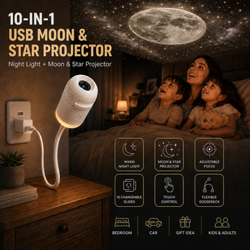 Galaxy Projection Lamp – Aurora Star Night Light