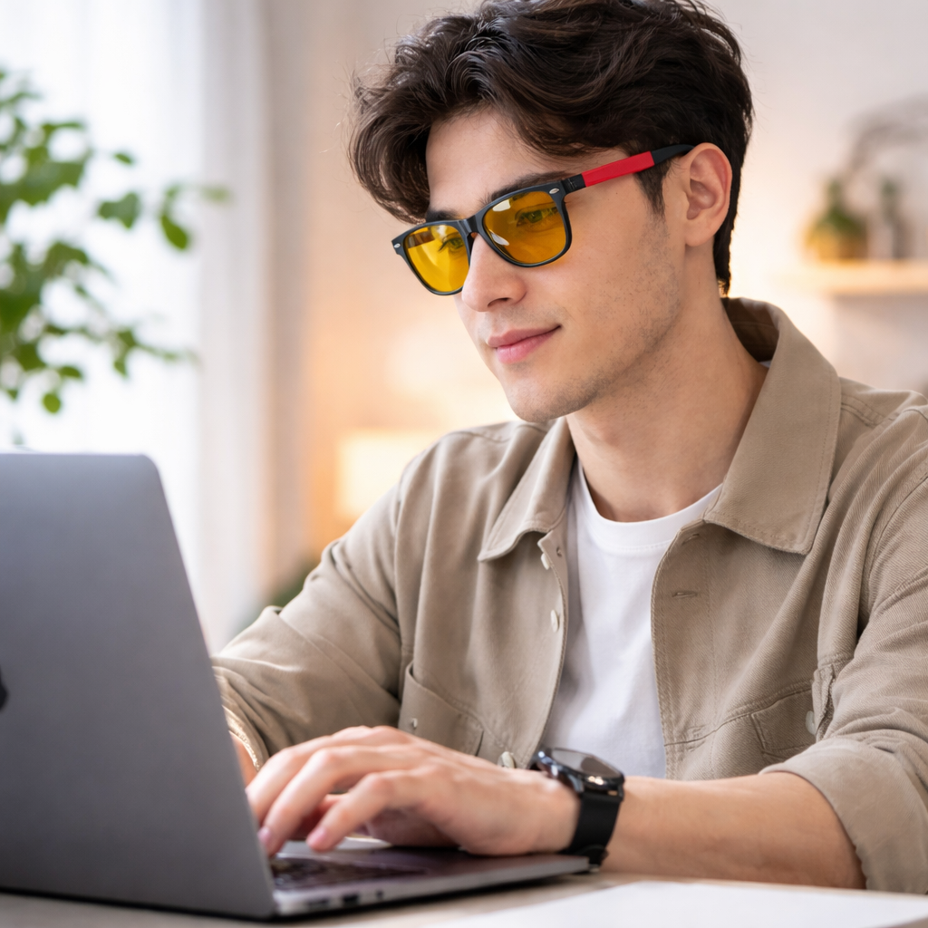 Anti Blue Light Computer Glasses - Night vision