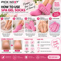 Premium Spa Gel Socks – Soft & Smooth Feet Care - alternate view 2