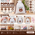 Popular Drawstring Storage Bag - alternate view 2