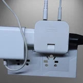4-in-1 Rotating Wall Socket Extension with 2 USB Ports - alternate view 3