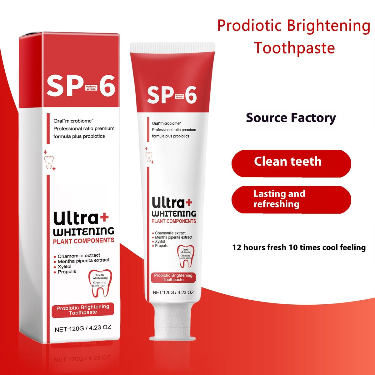 SP-6 Ultra+ Whitening Toothpaste